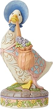 酷牌库|商品详情-Enesco进口代理批发 Jim Shore Jemima 水鸭雕像 Enesco Beatrix Potter，6.25 英寸，多色