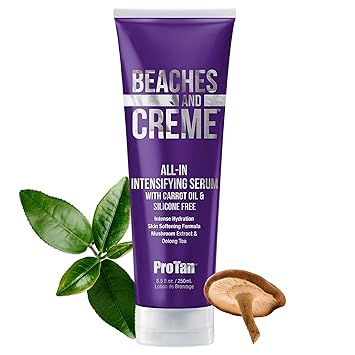 Pro Tan进口代理批发 Beaches & Crme All-In 强化晒黑精华 8.5 盎司