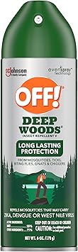 酷牌库|商品详情-OFF!进口代理批发 离开！ Deep Woods 驱虫喷雾剂，持久防蚊，6 盎司（12 件装）