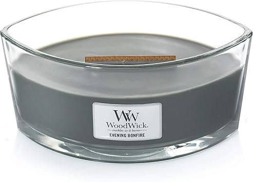 酷牌库|商品详情-WoodWick进口代理批发 WoodWick 椭圆香薰蜡烛、晚间篝火 (16 盎司) 和沙子和浮木 (16 盎司)