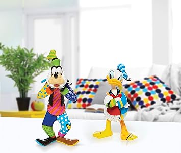 酷牌库|商品详情-Enesco进口代理批发 Enesco Disney by Romero Britto 高飞雕像，10.4 英寸，多色