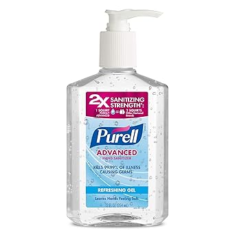 Purell进口代理批发 PURELL 高级洗手液清爽凝胶，12 液量盎司泵瓶（6 件装）- 3659-04-EC