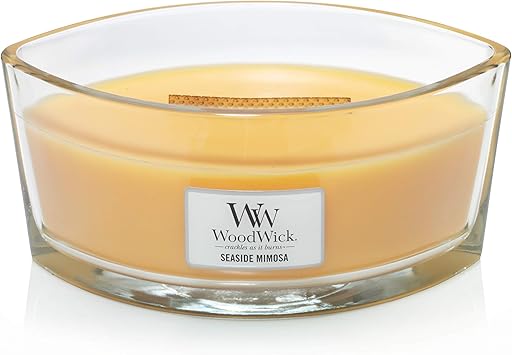 酷牌库|商品详情-WoodWick进口代理批发 Woodwick Ellipse 香薰蜡烛，海边含羞草，16 盎司 |燃烧时间长达 50 小时