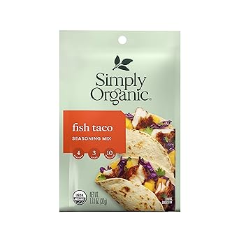 Simply Organic进口代理批发 Simply 有机调味料，鱼炸玉米饼，1.13 盎司