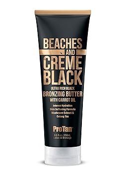 Pro Tan进口代理批发 Beaches & Crme 黑黄油 DHA 和酪氨酸 8.5 盎司