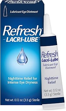 Refresh进口代理批发 Refresh Lacri-Lube 润滑剂眼膏，夜间舒缓，0.12 盎司无菌