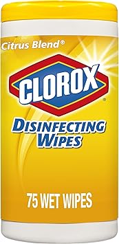 Clorox进口代理批发 Clorox 消毒湿巾 消毒清新香味，柠檬罐 75 片