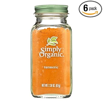 Simply Organic进口代理批发 Simply 有机姜黄根调味料，2.38 盎司 - 每箱 6 颗。6