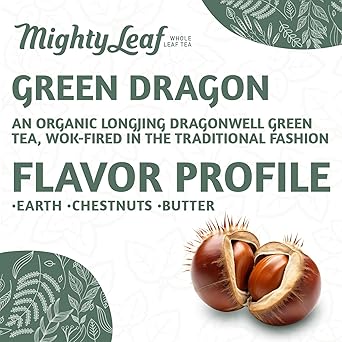 酷牌库|商品详情-Mighty Leaf进口代理批发 Mighty Leaf 有机绿龙茶，100 袋茶包