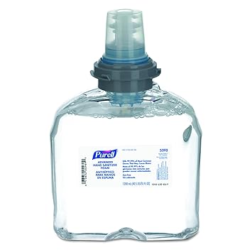 Purell进口代理批发 Purell 539202CT 高级 TFX 泡沫即时洗手液补充装 1200mL 白色