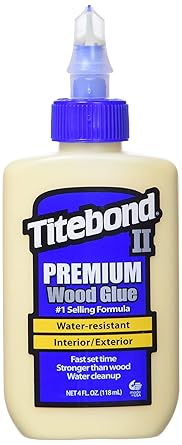 Titebond进口代理批发 Franklin 5002 Titebond Ii 防风雨木胶，4 盎司。