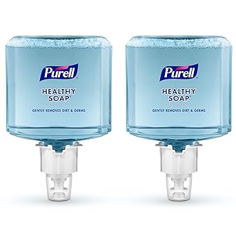 Purell进口代理批发 PURELL 品牌健康肥皂泡沫，清新香味，1200 毫升补充装，适用于 PURELL ES4 手动皂液器（2 件装） - 5077-02 - 由 GOJO, Inc. 制造。