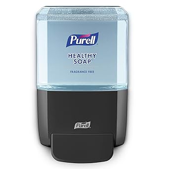 Purell进口代理批发 PURELL 品牌健康肥皂温和无泡沫 ES4 入门套件，1 - 1200 mL 无香皂补充装 + 1 - PURELL ES4 石墨手动皂液器（1 件装） - 5072-1G - 由 GOJO, Inc. 制造