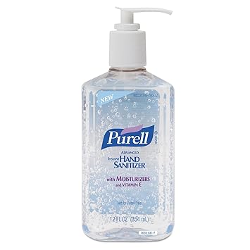 Purell进口代理批发 Purell 365912CT 即时洗手液，泵瓶，12 盎司，12/CT，透明