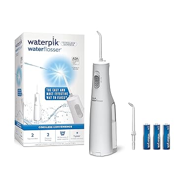 酷牌库|商品详情-Waterpik进口代理批发 Waterpik 无线水牙线，电池供电，便携式，适合旅行和家用，新鲜薄荷美白补充片（30 片），与 Waterpik Boost Tip 配合使用