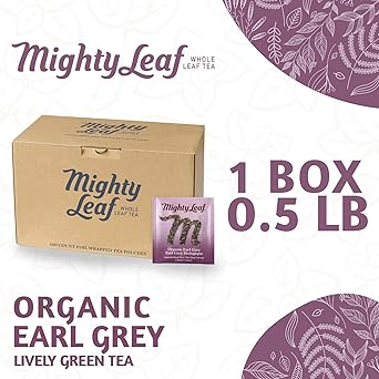 酷牌库|商品详情-Mighty Leaf进口代理批发 Mighty Leaf 有机伯爵茶，100 袋茶包