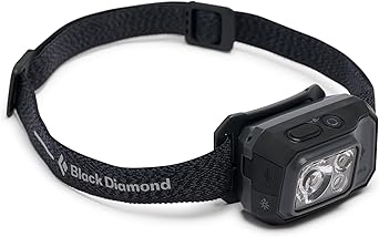 BLACK DIAMOND进口代理批发 BLACK DIAMOND St??orm 500-R 可充电 LED 头灯，防水且可调光，适合露营、远足、跑步、打猎，可使用红光头灯模式，石墨