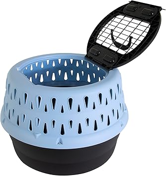 Petmate进口代理批发 Petmate Get-A-Round 猫舍，重达 20 磅，蓝色，19 英寸宽