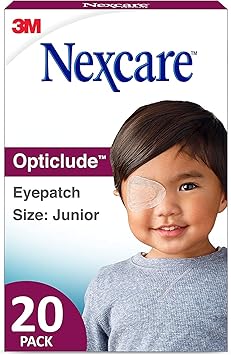 Nexcare进口代理批发 Nexcare Opticlude 青少年矫正眼罩 20 个（每包 3 个）