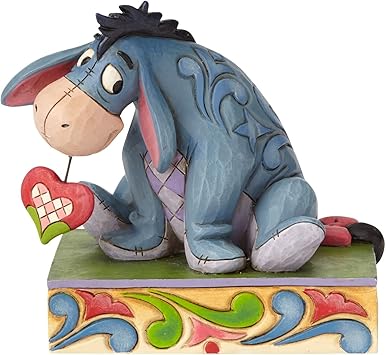 酷牌库|商品详情-Enesco进口代理批发 Enesco Disney Traditions by Jim Shore 小熊维尼 Eeyore 串心个性姿势雕像，3.5 英寸，多色