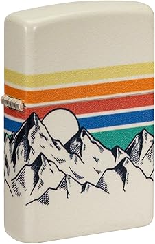 Zippo进口代理批发 Zippo Mountain Design 540 色袖珍打火机