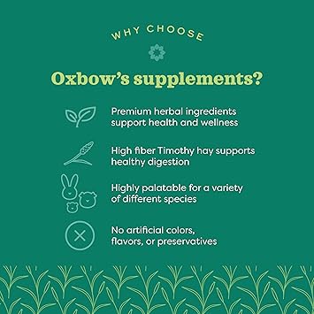 酷牌库|商品详情-Oxbow进口代理批发 Oxbow Natural Science 泌尿补充剂 - 小动物的肾脏和尿路健康补充剂，4.2 盎司。