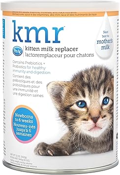 PetAg进口代理批发 Pet-Ag KMR 小猫代乳粉 - 12 盎司 - 小猫配方粉，含有益生元、益生菌和维生素，适合新生至六周大的小猫 - 易于消化