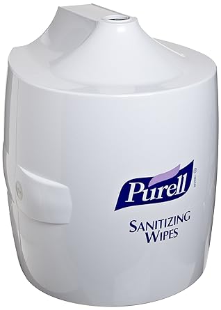 Purell进口代理批发 PURELL 洗手湿巾壁挂式分配器，白色，大容量分配器，适用于 PURELL 1200/1500 计数洗手湿巾容器（1 件装） 9019-01