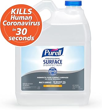 酷牌库|商品详情-Purell进口代理批发 Purell 专业表面消毒剂，清新柑橘香味，1 加仑