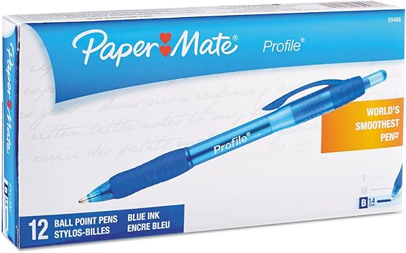 酷牌库|商品详情-Paper Mate进口代理批发 Paper Mate 89466 圆珠笔，1.4mm，蓝色笔管/墨水