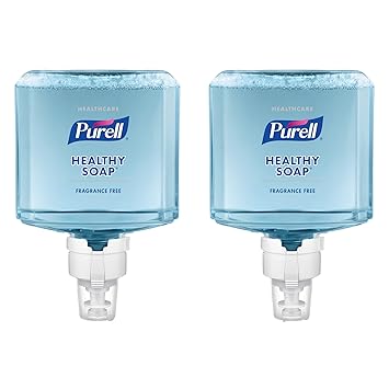 Purell进口代理批发 Purell 健康温和无泡沫洗手液，无香型，40.57 盎司，每箱 2 瓶