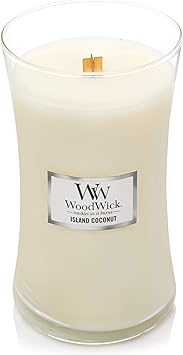 酷牌库|商品详情-WoodWick进口代理批发 WoodWick 大号沙漏香薰蜡烛，岛屿椰子