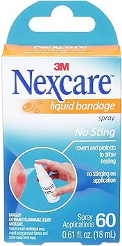 Nexcare进口代理批发 Nexcare 液体绷带喷雾 0.61 盎司（3 件装）