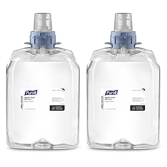 Purell进口代理批发 PURELL 健康肥皂 温和泡沫，无香料，2000 毫升泡沫洗手液补充装，适用于 PURELL FMX-20 手动皂液器（2 件装）5213-02 - 由 GOJO, Inc. 制造。