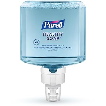 Purell进口代理批发 PURELL 品牌 CLEAN RELEASE 技术 (CRT) 健康肥皂 高性能泡沫，无香料，1200 毫升补充装，适用于 PURELL ES8 自动皂液器（2 件装） - 7785-02 - GOJO, Inc 制造