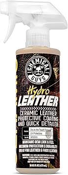 Chemical Guys进口代理批发 Chemical Guys SPI22916 HydroLeather 陶瓷皮革保护涂层，适用于汽车内饰、家具、服装、靴子等（适用于天然、合成、仿皮、人造皮革等）（16 液量盎司）