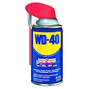 WD-40进口代理批发 WD-40 490026 智能吸管喷雾润滑剂，8 盎司气雾罐（12 件装）