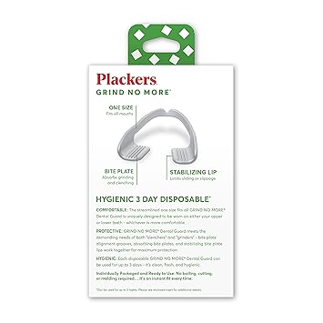 酷牌库|商品详情-Plackers进口代理批发 Plackers 不再磨牙 夜间防护、夜间保护牙齿、不含 BPA、睡眠良好和双线牙线、先进的美白和双效牙线系统