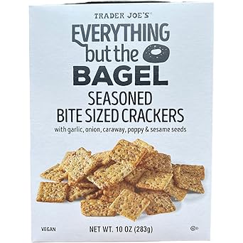 TJ's进口代理批发 Trader Joe's Everything but the bagel 调味小饼干，10 盎司（1 包）