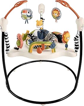 Fisher-Price进口代理批发 Fisher-Price 婴儿摇椅 Palm Paradise Jumperoo 活动中心带音乐、灯光、声音和发育玩具