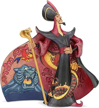 Enesco进口代理批发 Enesco Disney Traditions by Jim Shore Aladdin Jafar 站立姿势雕像，9 英寸，多色，100 件