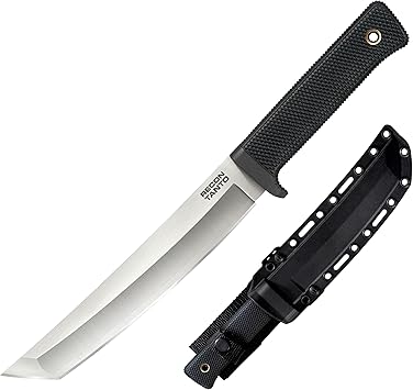 Cold Steel进口代理批发 COLD STEEL Recon Tanto 7 英寸 VG-10 San Mai 锋利刀片 4.75 英寸 Kray-Ex 手柄军用战术固定刀片刀带安全防爆护套