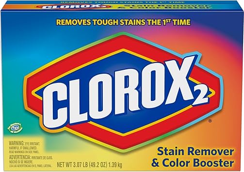 Clorox进口代理批发 Clorox 2 洗衣去污剂和增色粉，49.2 盎司