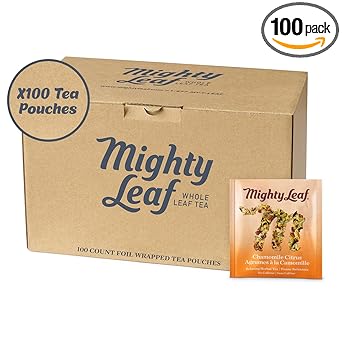 酷牌库|商品详情-Mighty Leaf进口代理批发 Mighty Leaf 洋甘菊柑橘茶，100 袋茶包