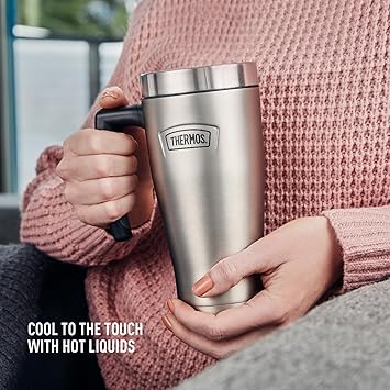 酷牌库|商品详情-THERMOS进口代理批发 THERMOS，ICON 系列，不锈钢马克杯，马鞍形，16 盎司