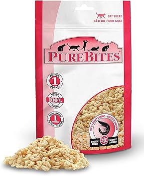 PureBites进口代理批发 PureBites 冻干猫零食配虾 0.53 盎司