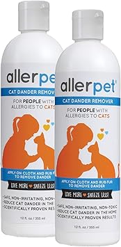 Allerpet进口代理批发 Allerpet Cat 12 盎司瓶装（2 件装）