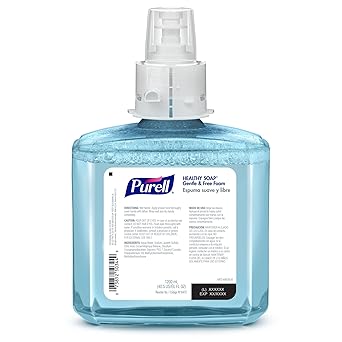 酷牌库|商品详情-Purell进口代理批发 PURELL 品牌健康肥皂 温和无泡沫，无香料，1200 毫升补充装，适用于 PURELL ES6 自动皂液器（2 件装） - 6472-02 - 由 GOJO, Inc. 制造。