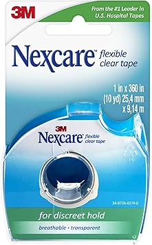 酷牌库|商品详情-Nexcare进口代理批发 Nexcare 胶带和 Aquafresh 牙膏套装 - 1 卷 10 码透明胶带和 5.6 盎司极致清洁美白牙膏