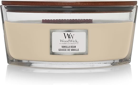 WoodWick进口代理批发 Woodwick 5038581056951 Candle Elipsa 香草豆 76112E，一种尺寸，450 克